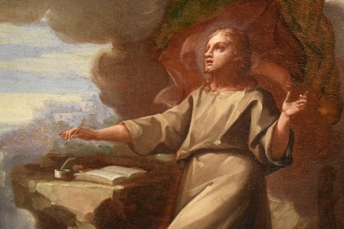 Saint Jean l'Evangéliste à Pathmos - Antonio Domenico Vaccaro (1678-1745) - Louis XIV